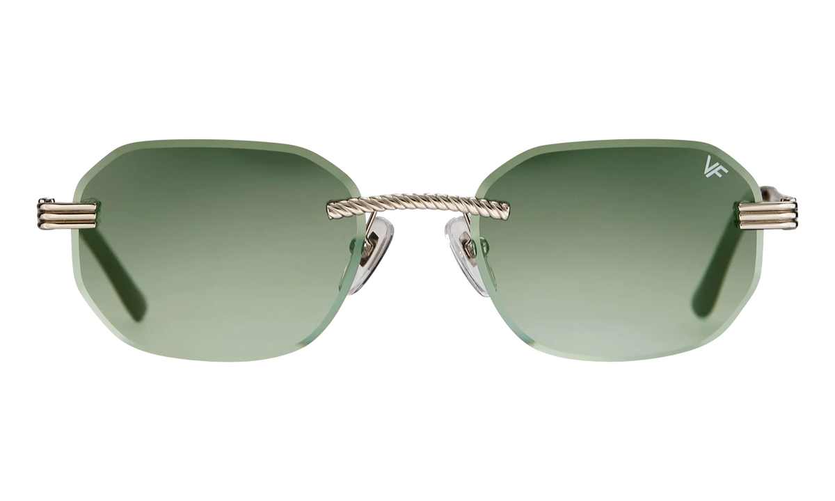 Hustler Rimless Drill Mount 24KT "White Gold / Army Green" DMHU2 0040 42D5