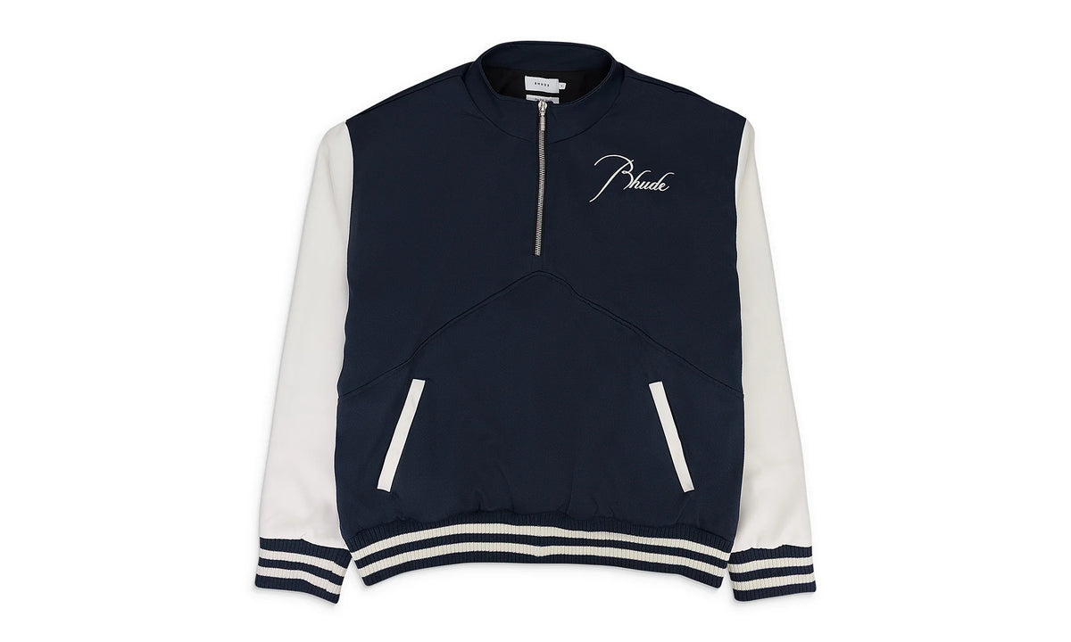 VARSITY PULLOVER SWEATER "Navy/White" PF22JA220633640364