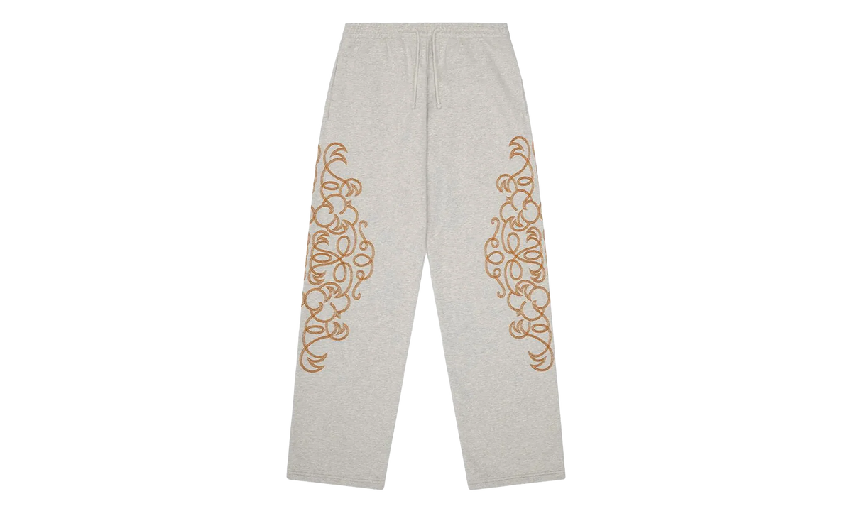 Western Embroidered Sweatpants "Grey" DT583