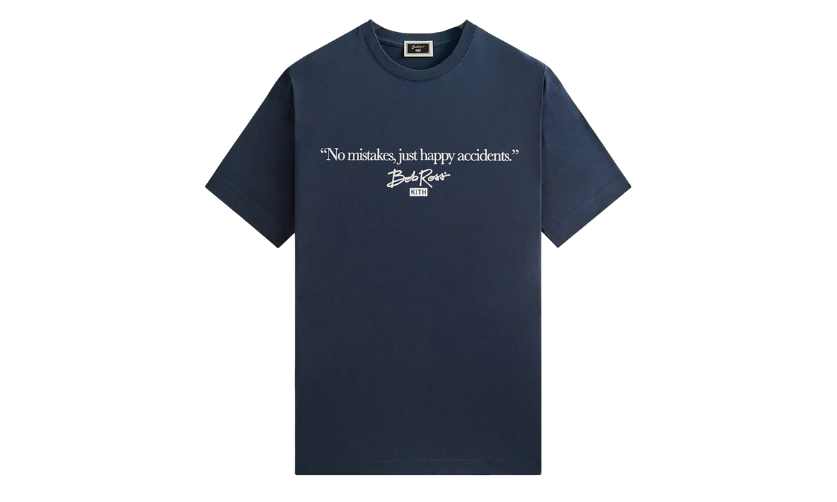 Bob Ross Happy Accidents Quote Tee "Nocturnal" KHM033940 413