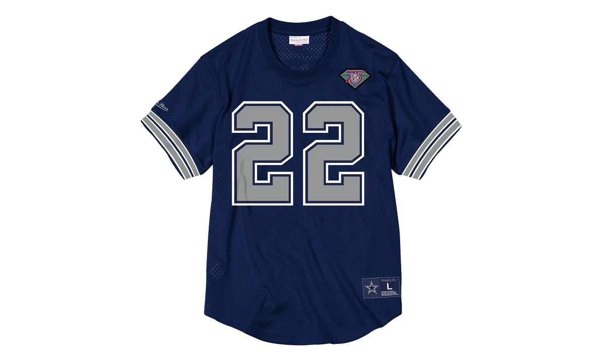 NFL Name & Number Mesh Crew Neck Shirt "Dallas Cowboys - Navy" NNMPMG18061 DCONAVY94ESM