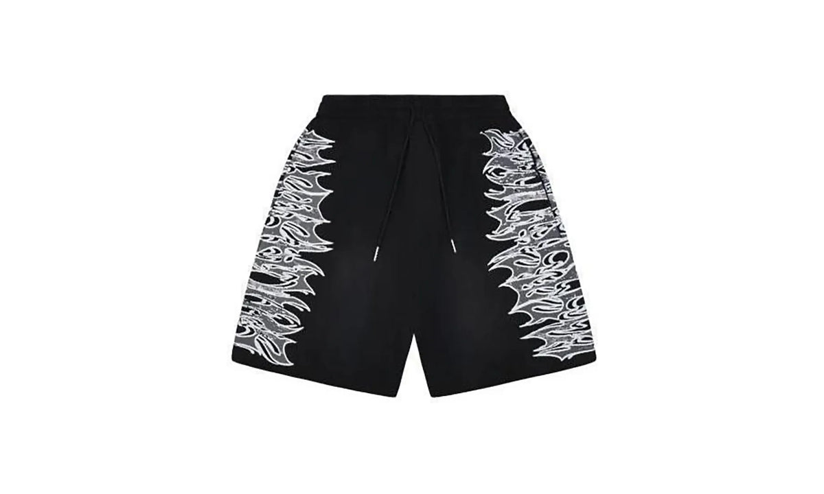 Graphic Sweatshorts "Black" 10062646