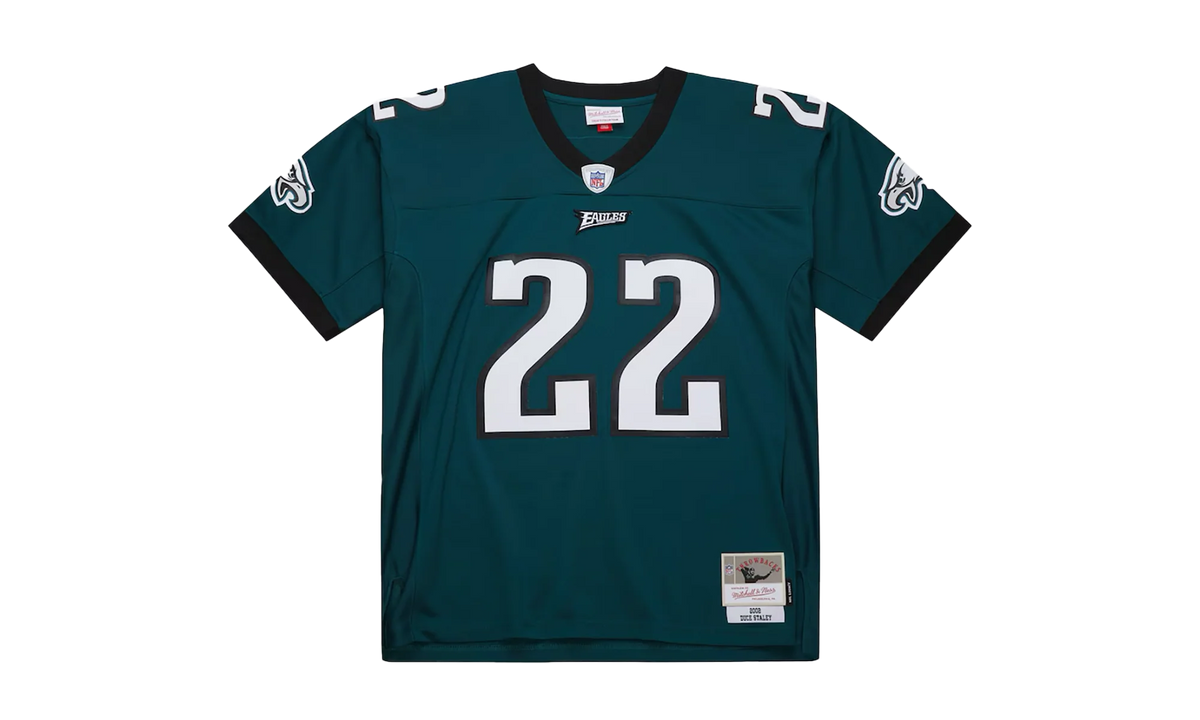 NFL Duce Staley Dark Jersey "2002 Philadelphia Eagles - Green" JY8626 PEAGREN