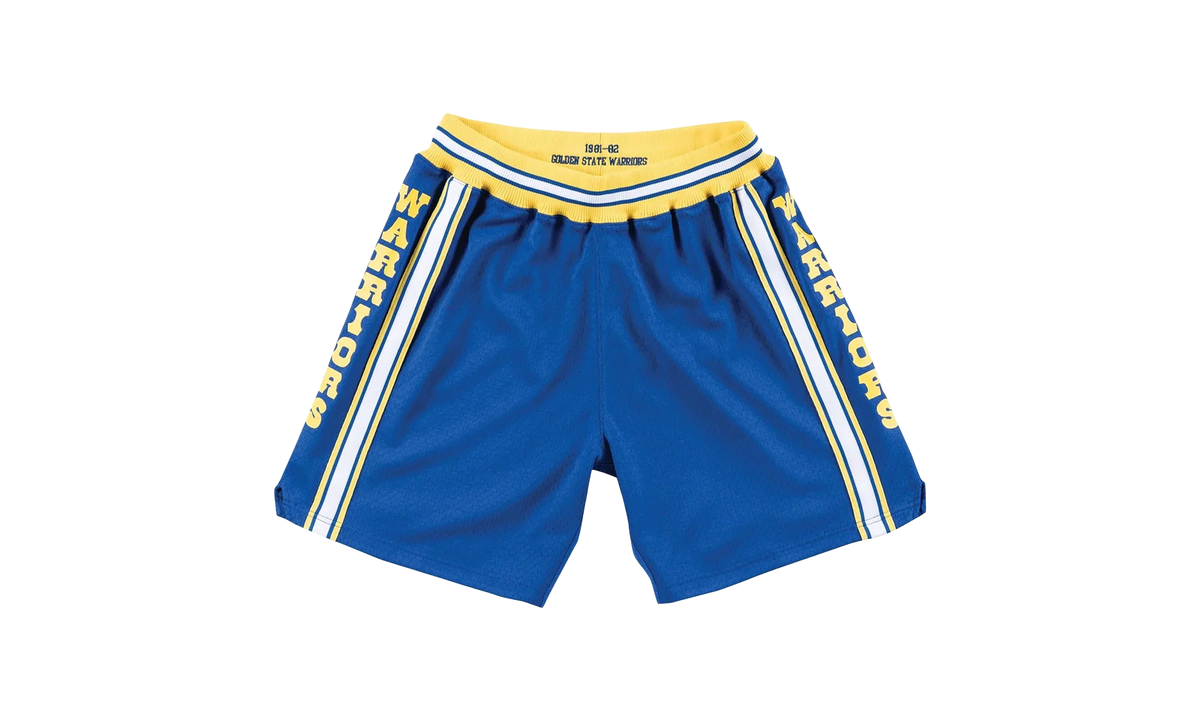 NBA Authentic Road Shorts "1981-82 Golden State Warriors - Blue" ASHRGS18038 GSWROYA81