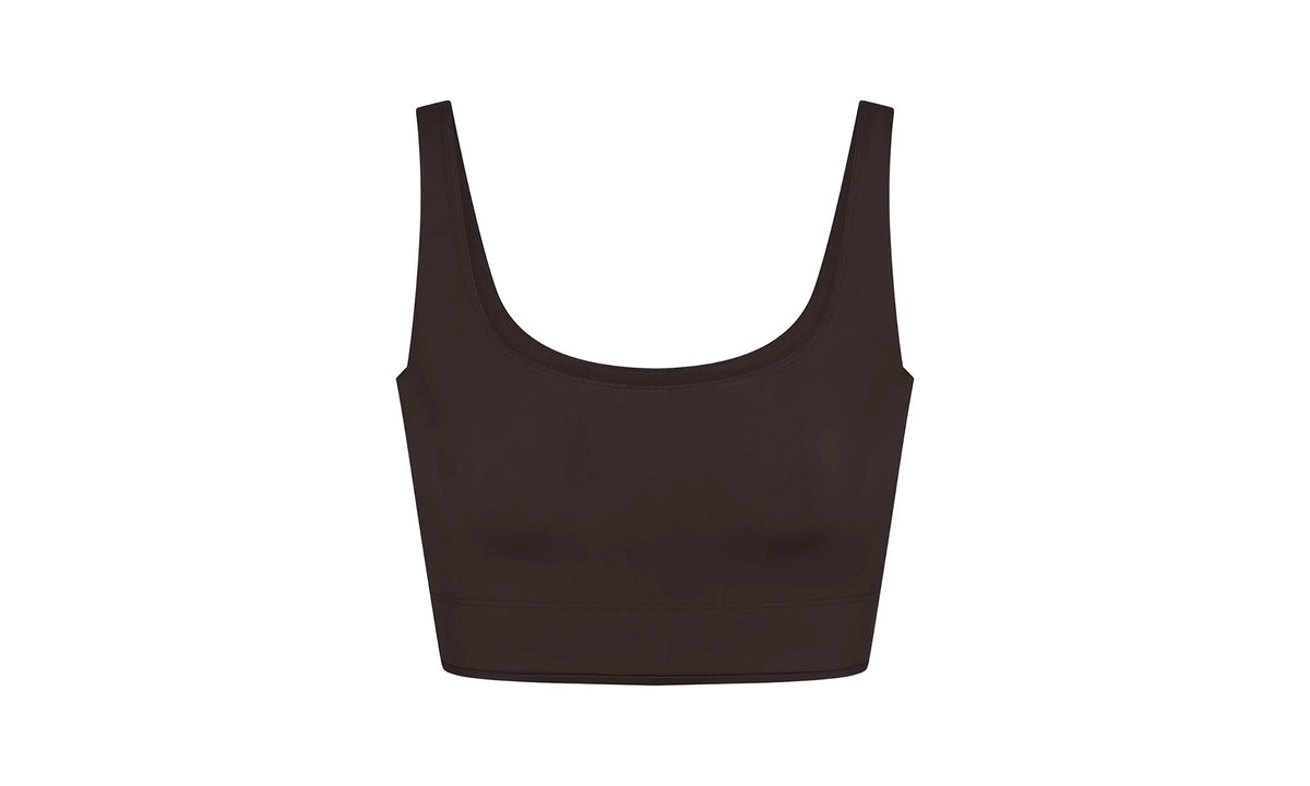 SHINE SCOOP NECK BRA TOP "Nike - Phoenix" SKM054