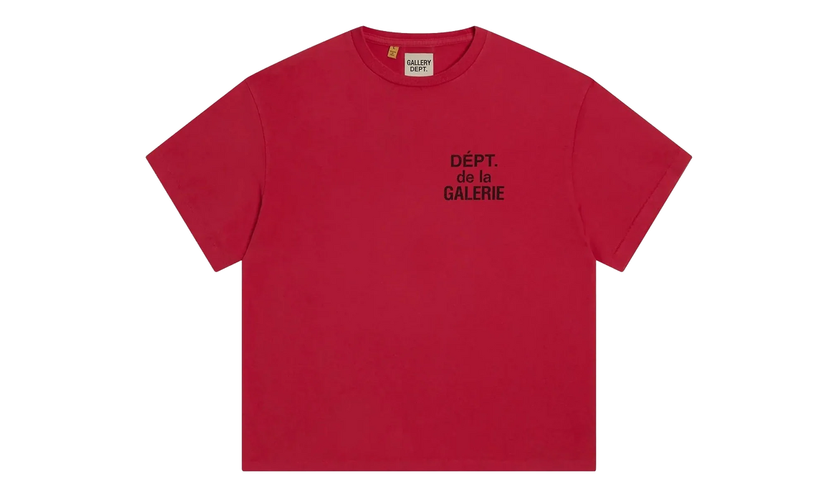 French T-Shirt "Red / Black" GD043