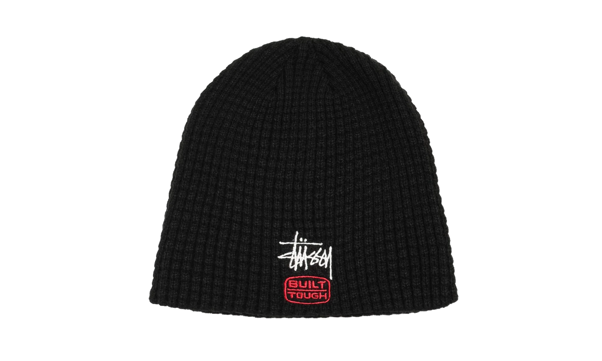 WAFFLE BUILT TOUGH SKULLCAP "Black" STUS341