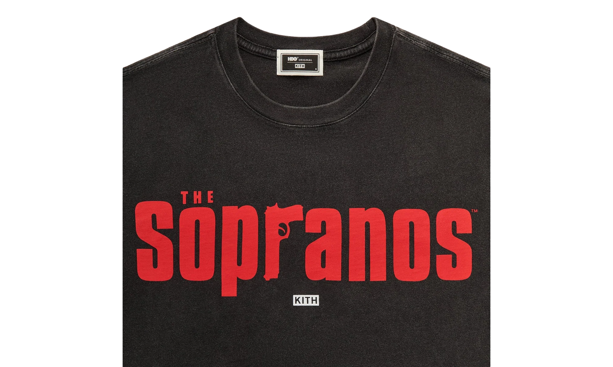 The Sopranos Main Logo Vintage Tee "Black" khm034649 001