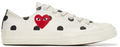 Chuck Taylor All-Star 70s Ox Comme des Garcons PLAY Polka Dot White
