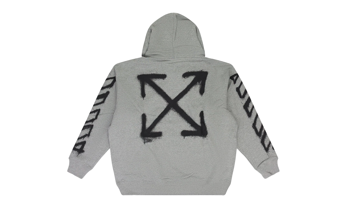 Spray Can Arrow Hoodie "Grey" OFW-MHDS-0209
