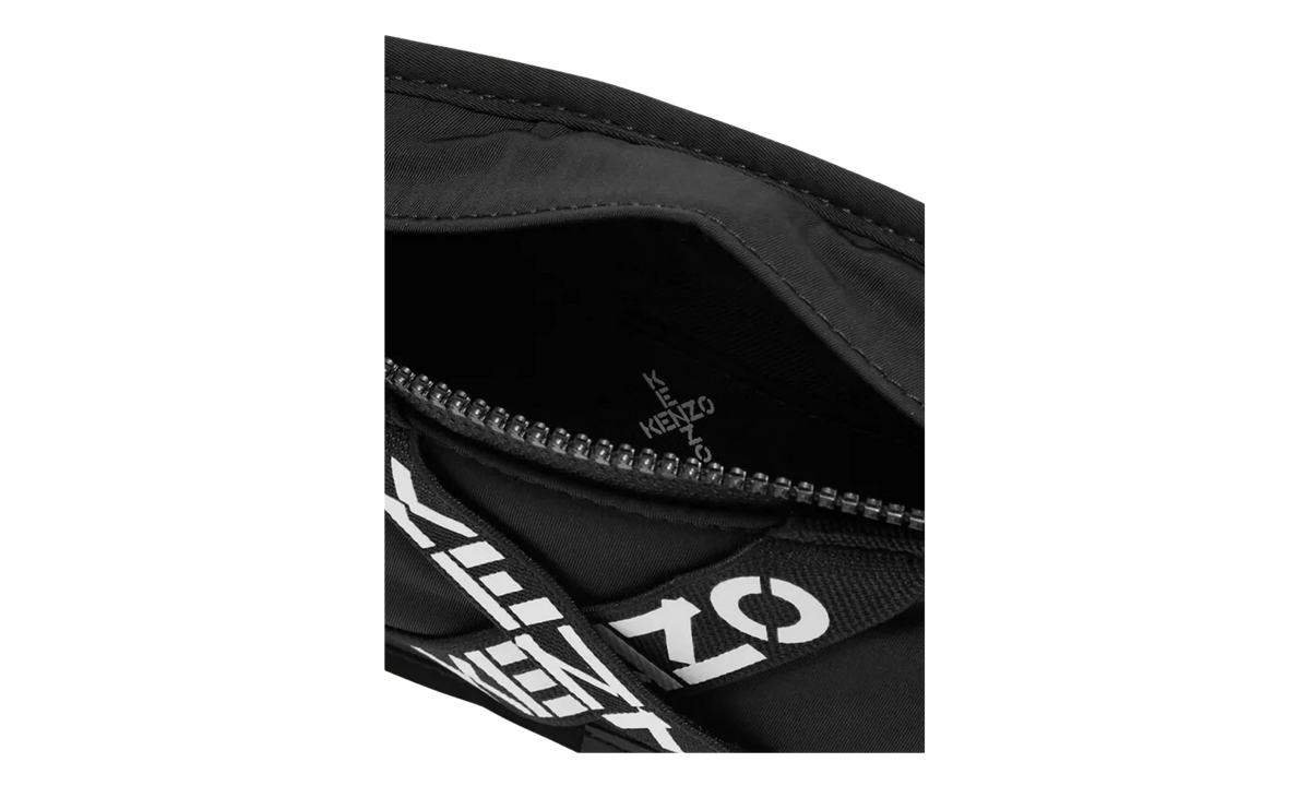 Logo Print Flat Belt Bag "Black" 5SA225 F21 99