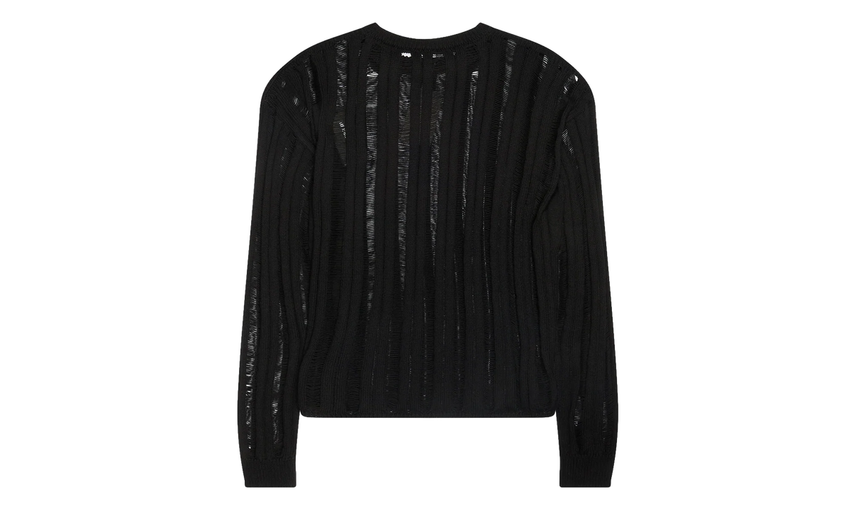 Daniel Ladder Stitch Oversize Sweater "Black" ADR MTPS 0003