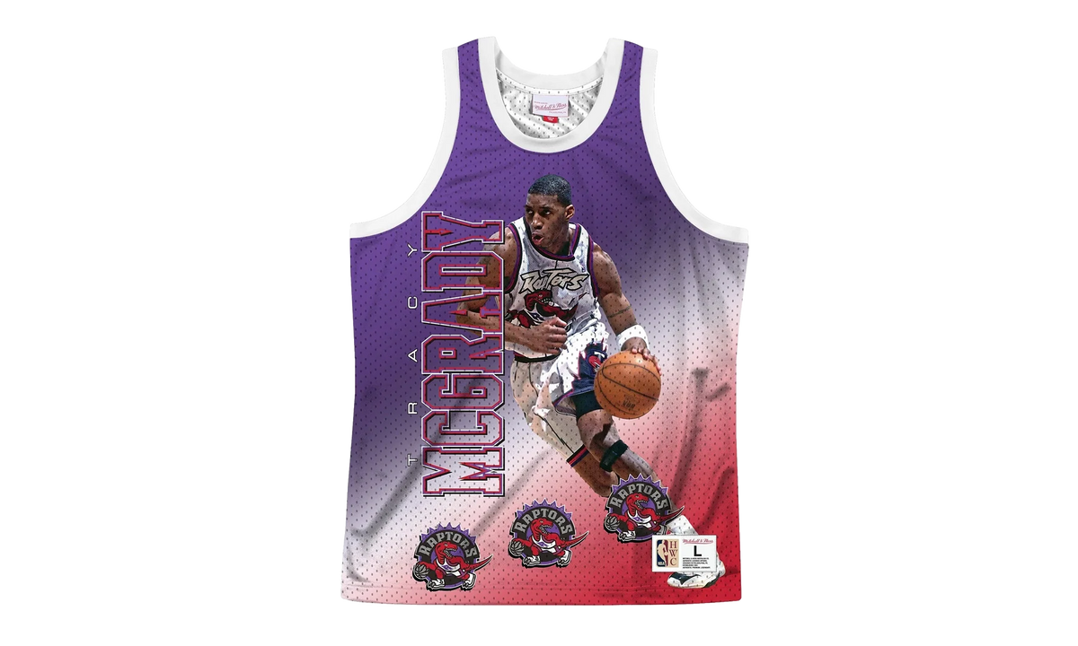 NBA Behind The Back Jersey "Toronto Raptors Tracy McGrady" MSTKMI19002 TRAWHITTMC