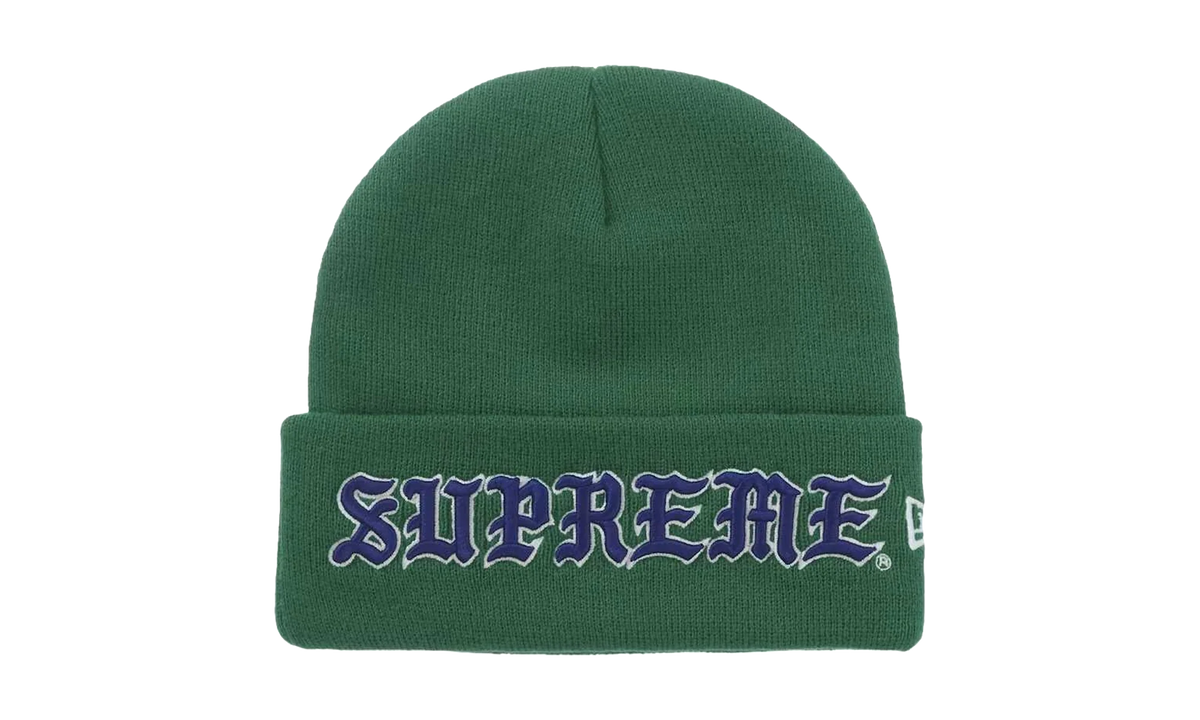 New Era Old English Beanie "Green" SU27210