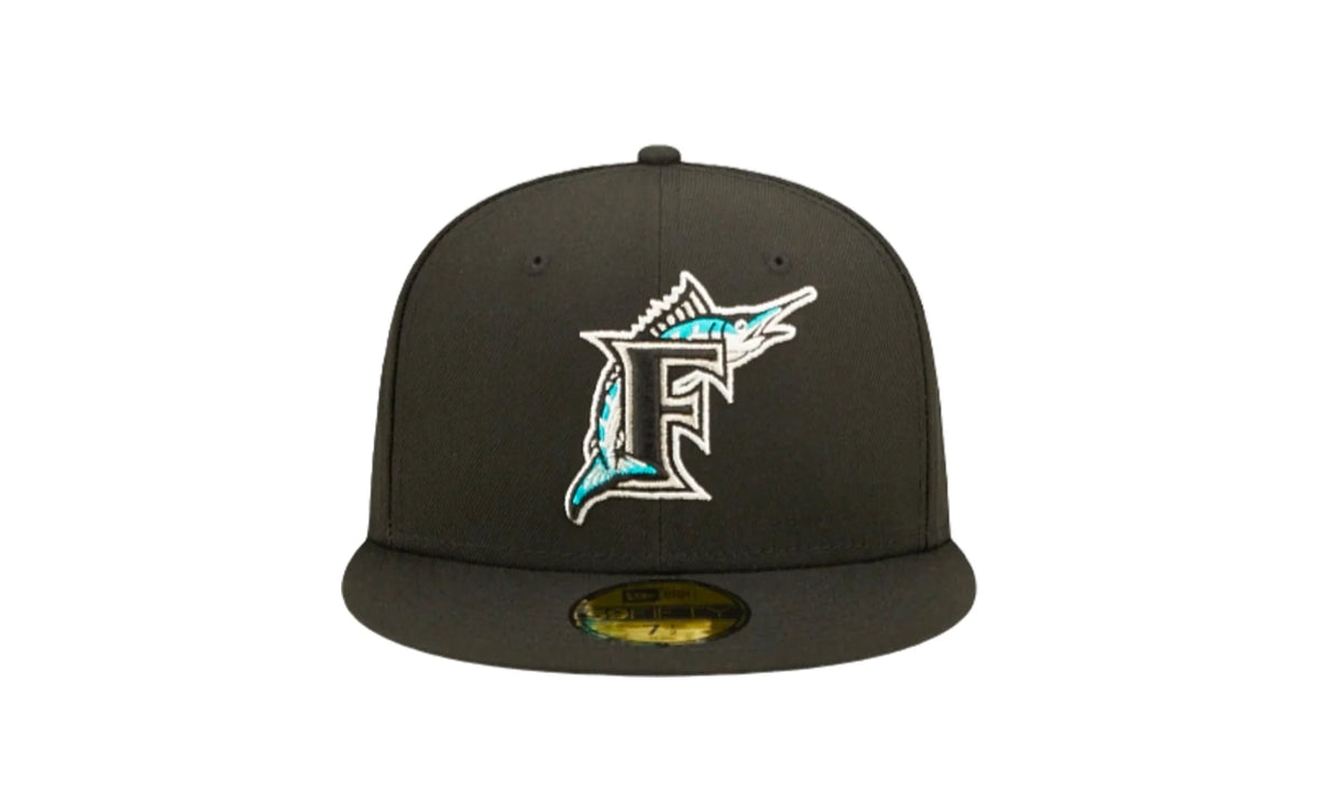 59Fifty MLB Florida Marlins Pop Sweat Fitted Hat "Black" 60243518