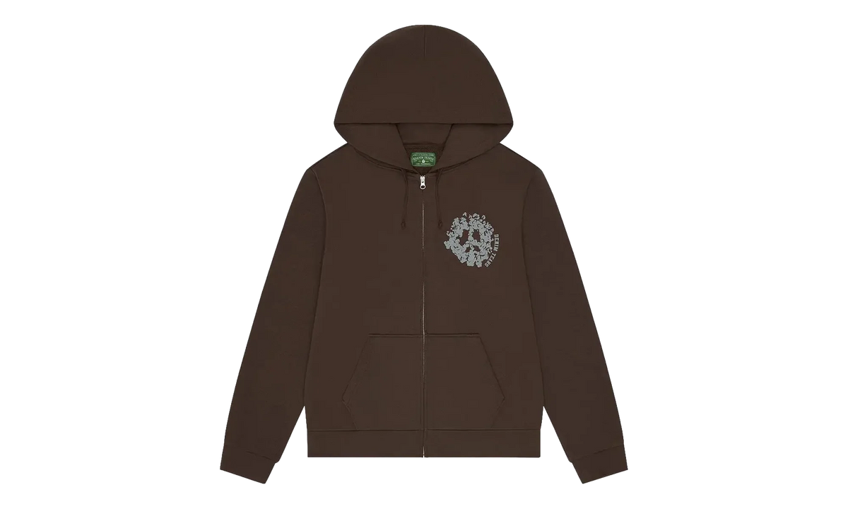 Denim University Zip Hoodie "Brown" DT462