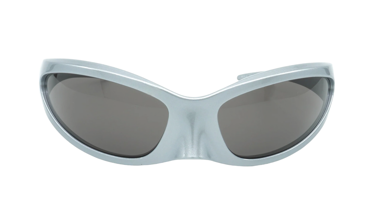 Geometric Frame Sunglasses "Silver / Silver" BB0251S 005