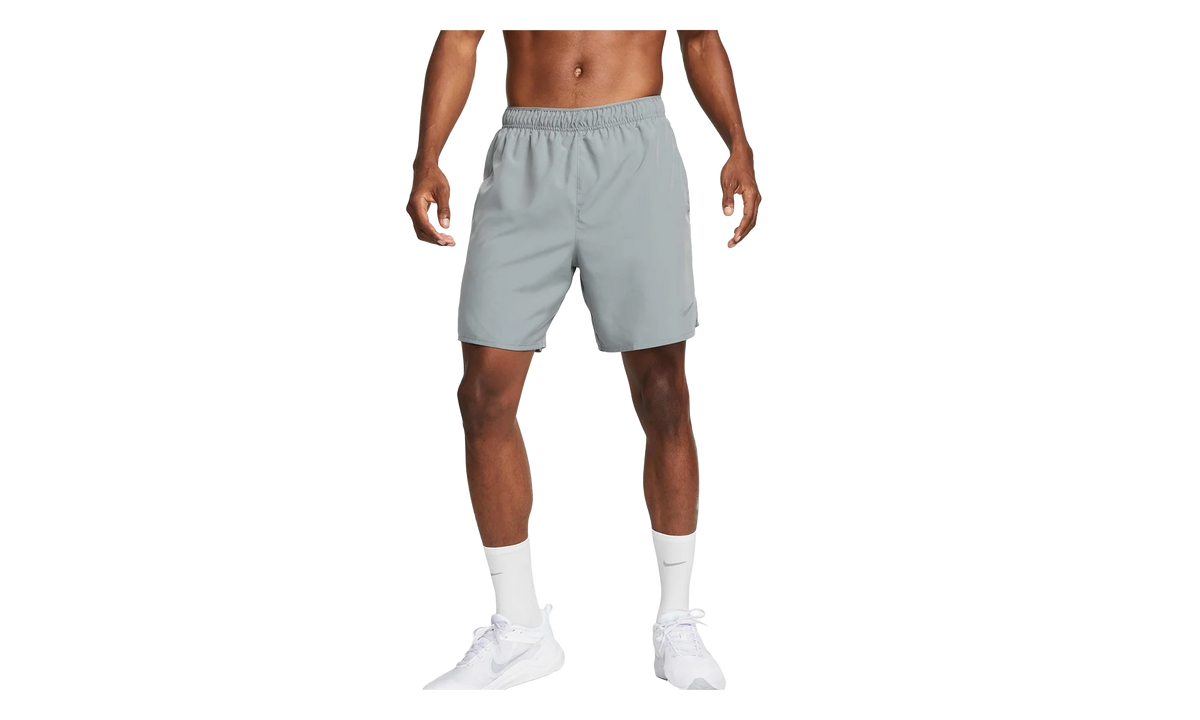 Challenger Dri-Fit 7" Brief-Lined Running Shorts "Smoke Grey / Black / Smoke Grey" DV9359 084