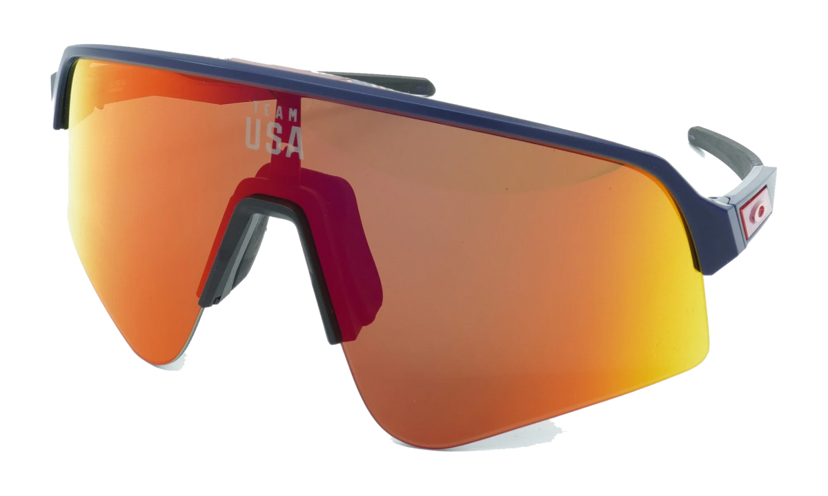 Sutro Lite Sweep Sunglasses "Team USA Matte Navy / PRIZM Ruby" OO9465 25