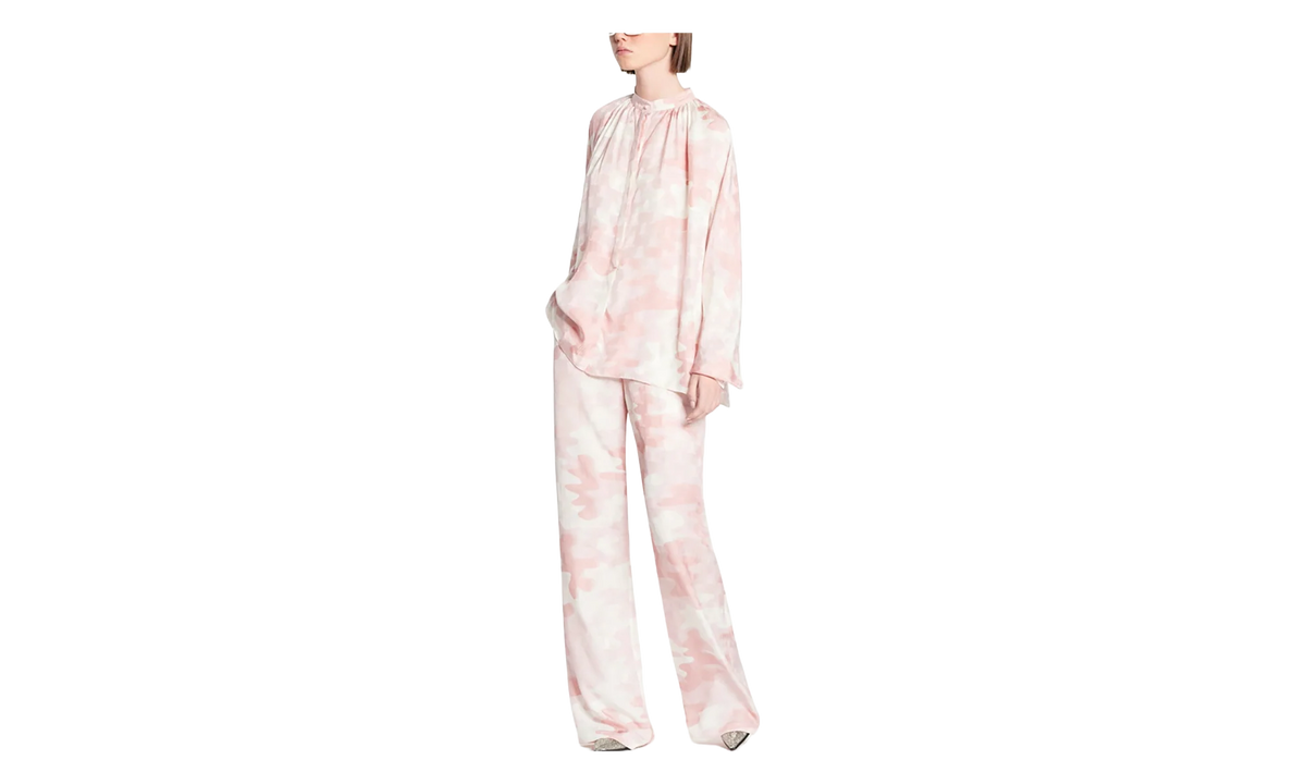 SILK CARGO TROUSERS "Pale Rose" RW TR0125 5403 A22 51