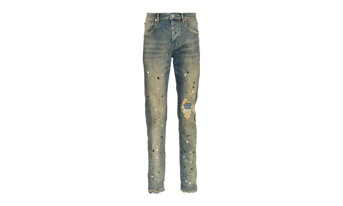 Slim Fit Jeans Low Rise With Slim Leg "Mid Indigo" P002 MID