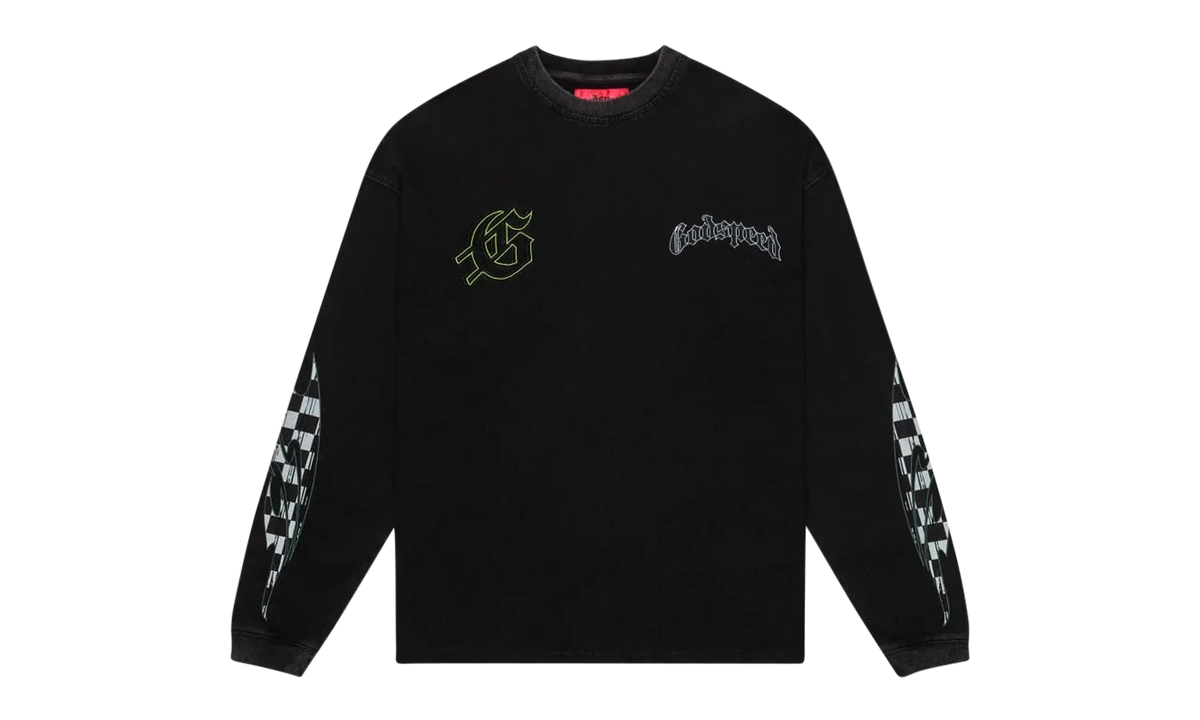 Crash Out L/S T-shirt "Black Wash" 36R39BBC