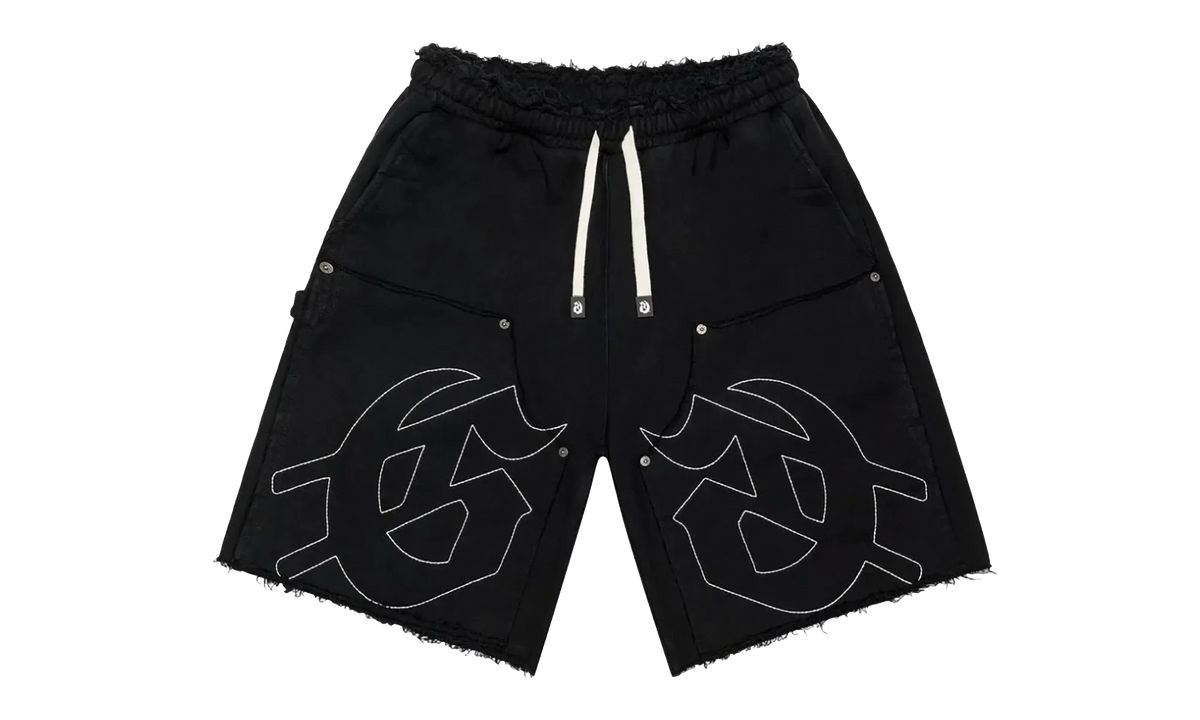 Carpenter-Distressed Shorts "Black" GS150