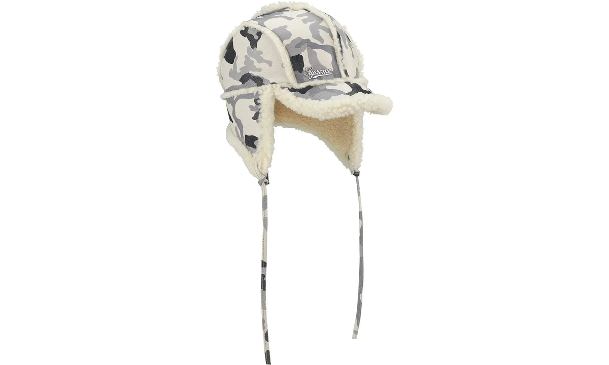 Shearling Lined Earflap Cap "FW25 - Snow Camo" SU26791