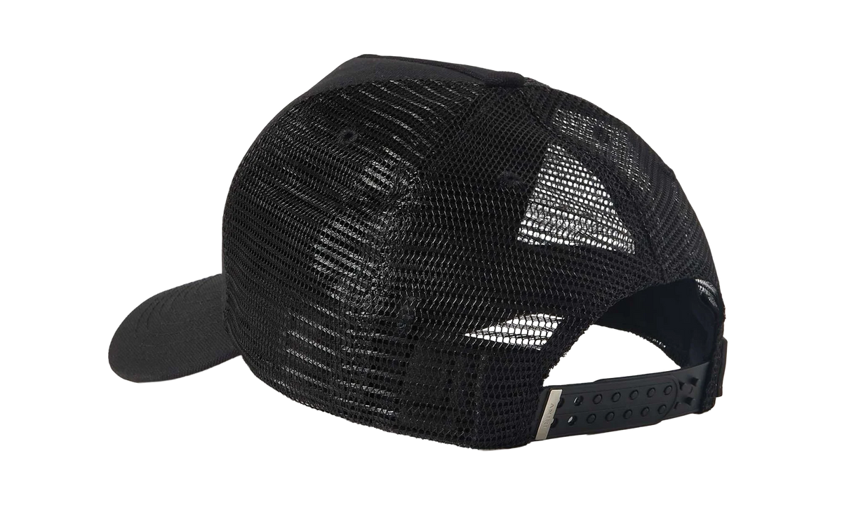 Amiri x Wes Lang Reaper Logo Trucker Hat "Black White" AW22MAH012-004
