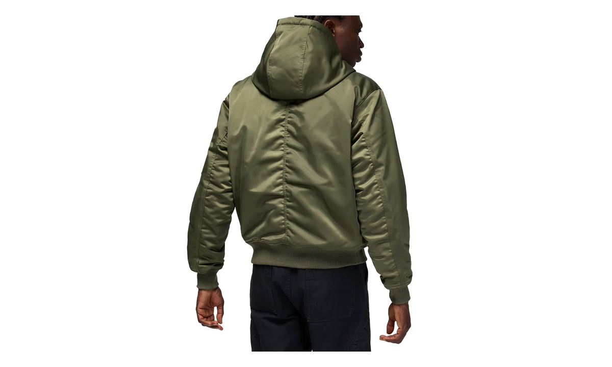 Jordan Renegade Flight Therma-FIT Hooded Jacket "Medium Olive / Starfish / Black" HV0540 222