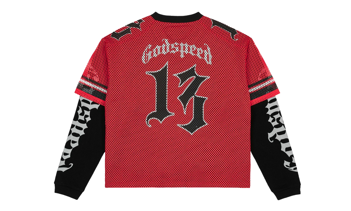 TD Layered Jersey "Black / Red / White" R2B4KFBC