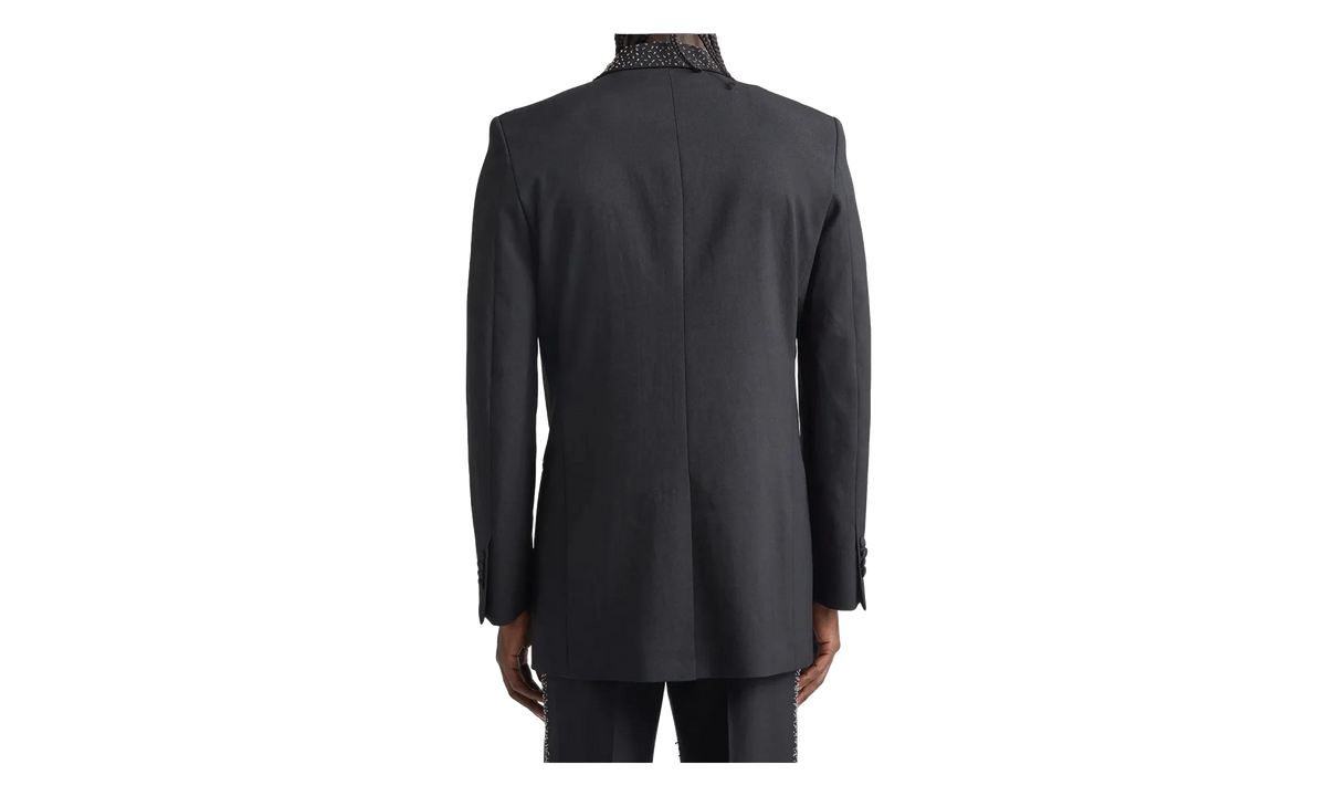 Beaded Tuxedo Jacket "Black" MJR003 001