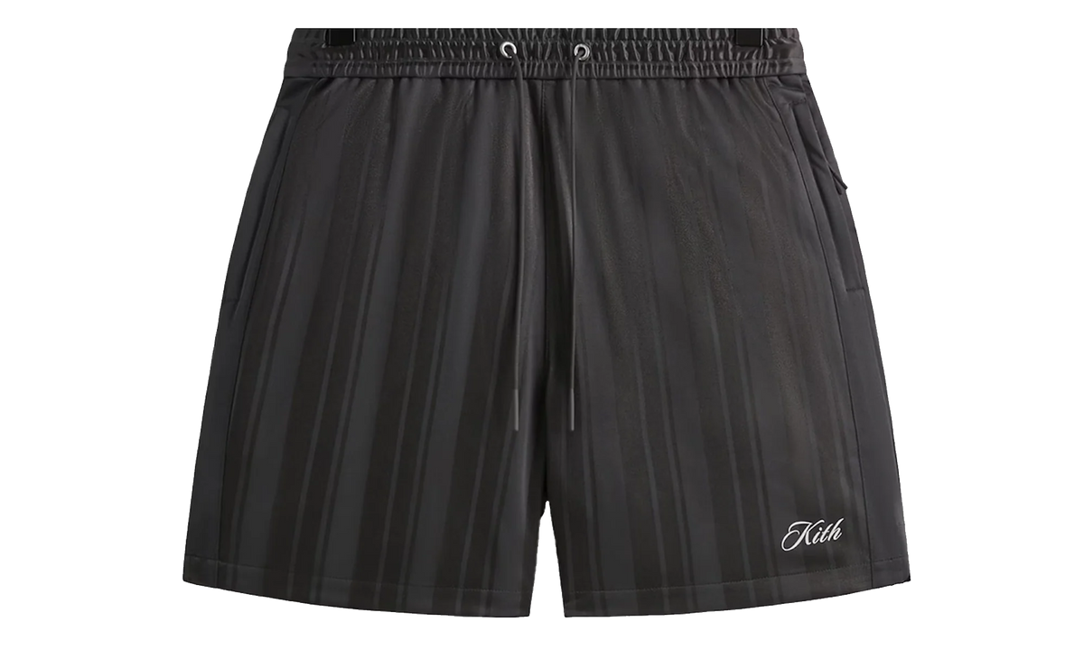 Pinstripe Tricot Active Shorts "Carbon" KHM060697 016