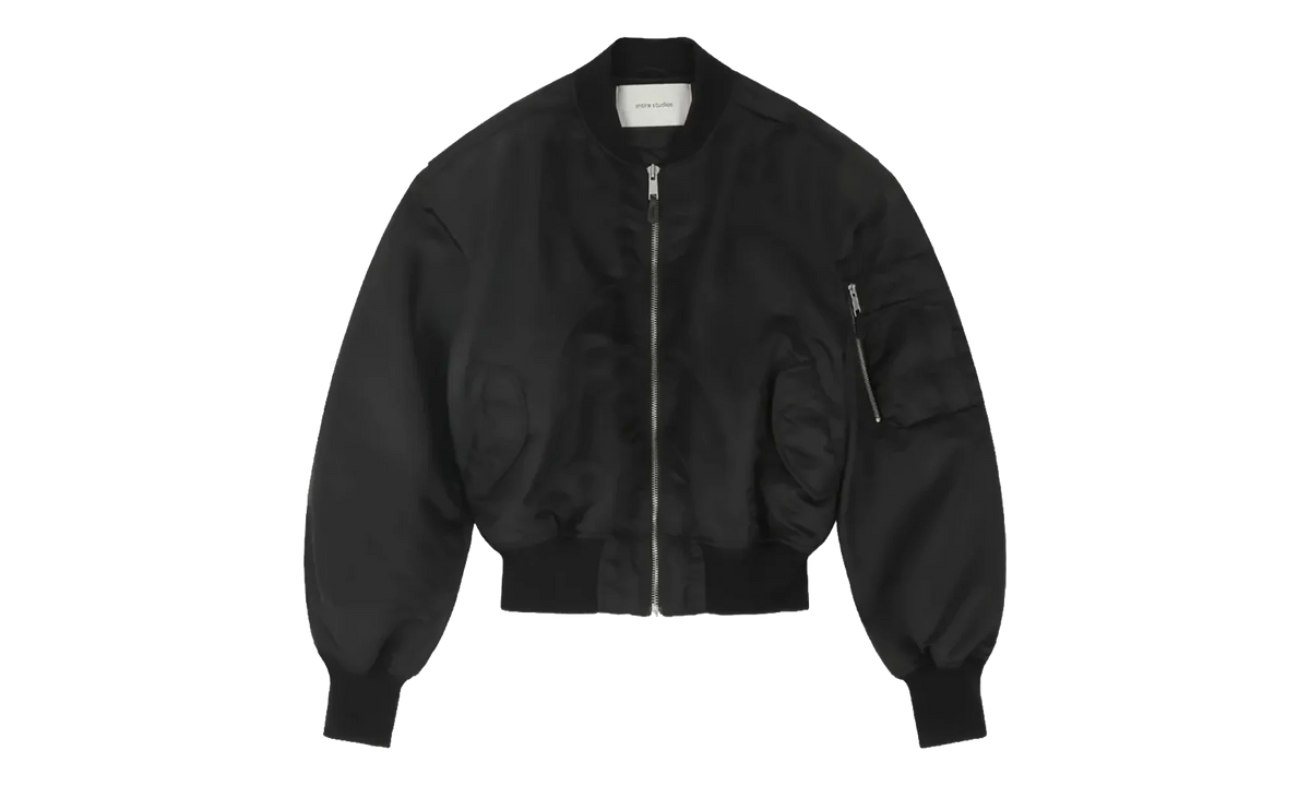 CROPPED BROAD BOMBER "Oil" ESSS26JA01005 6398