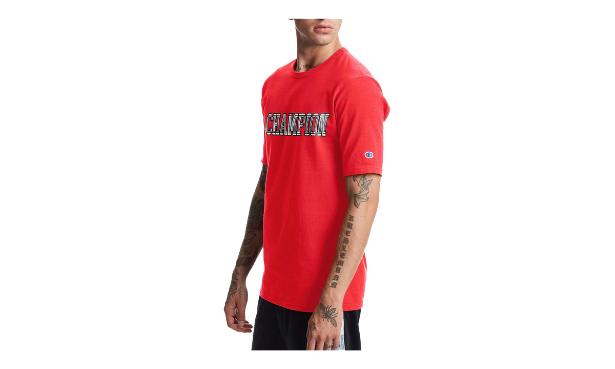 C-Life Heritage 3-D Logo T-Shirt "Red" GT19 586338 2WC