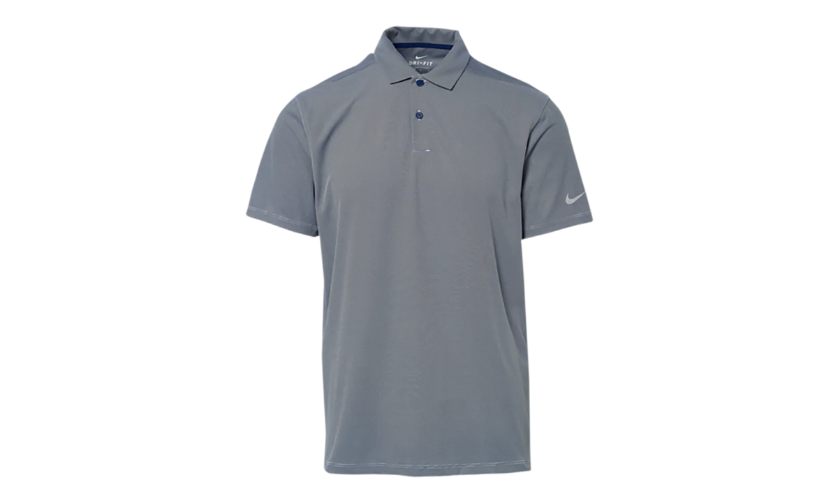 Dry Fit Victory Texture Golf Polo Shirt "Blue Void / Pure / Silver" BV6912 492