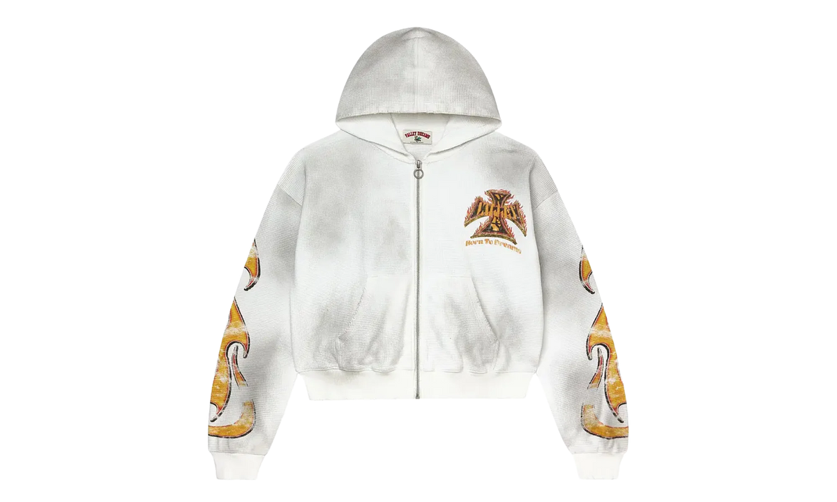Reborn Waffle Zip-Up Hoodie "White" 11451 1SS2604VFRWZU WHIT