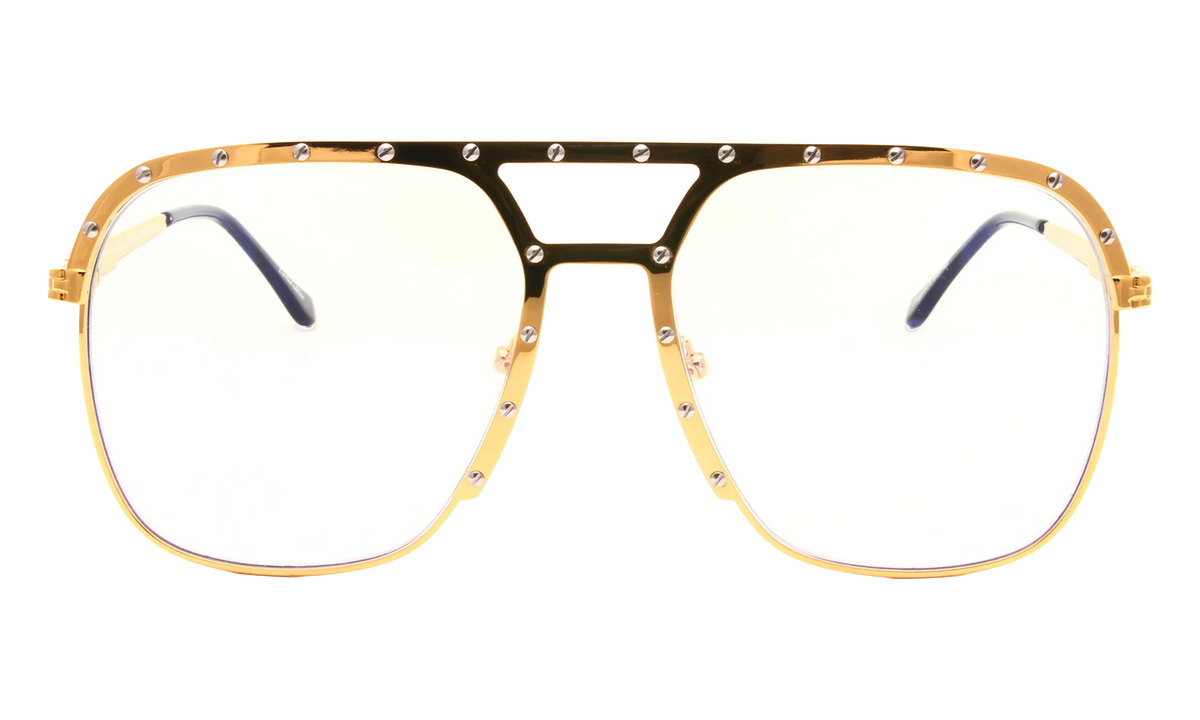 Axel 24KT Two-Tone "Yellow Gold / Clear" MPAX2 0002 28C4