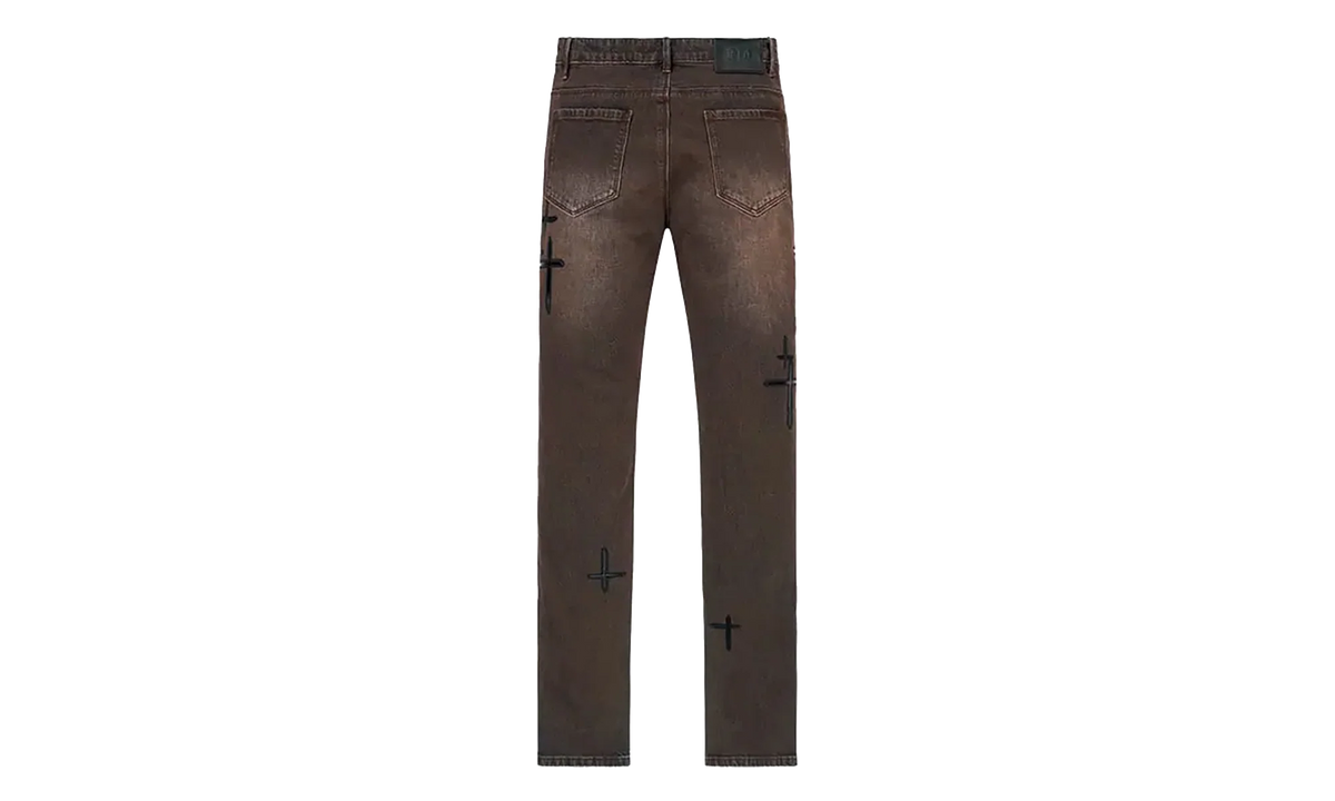 Bryant Skinny Jeans "Mocha Drift Cross Patch" MEXOD1214 J1205MCDCP