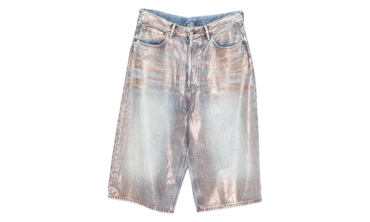 Glitter Denim Shorts "Blue" CE0075CP1