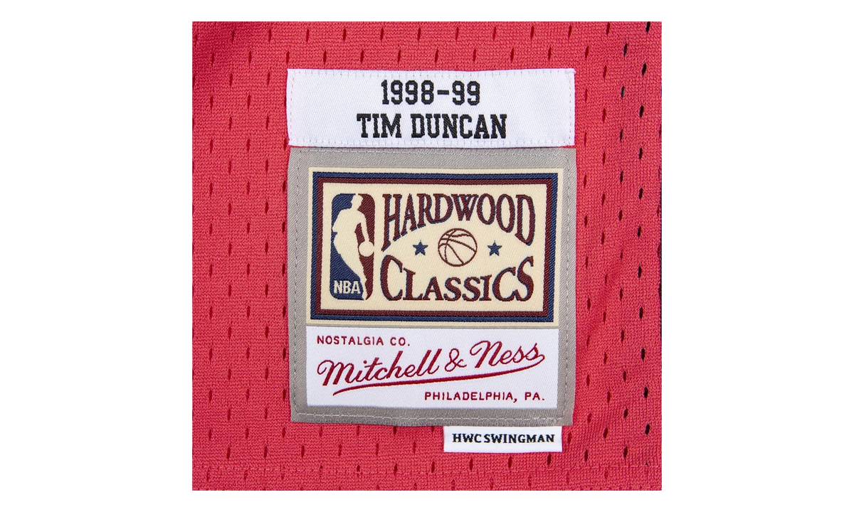 NBA Tim Duncan Reload Swingman Jersey "1998 San Antonio Spurs - Pink" SMJYCP19304 SASPINK98TDU