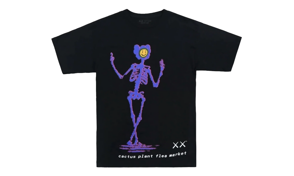 Kaws X Cactus Plant Flea Market Tee "Black" 2274 1FW210103XKS BLAC