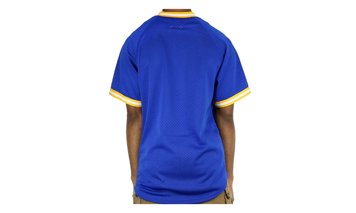 NBA Golden State Warriors Seasoned Pro Mesh Button Up "Golden State Warriors - Blue" 418TA3103AGSWIH