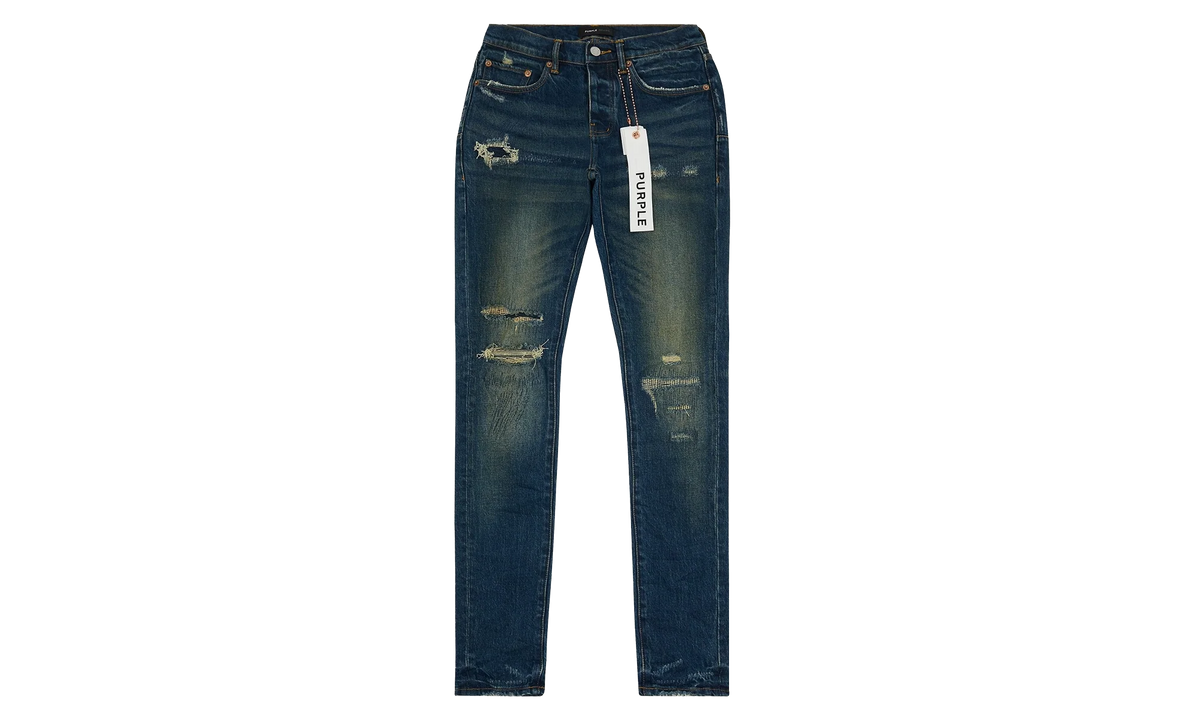 Light Destroy Indigo Denim "Blue" P001 LDDI324