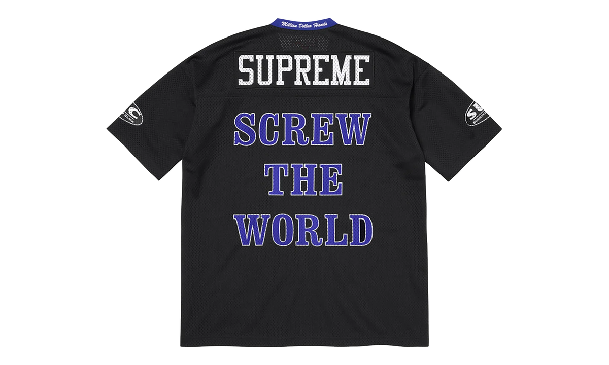 DJ Screw Football Jersey "SS26 - black" SU27360