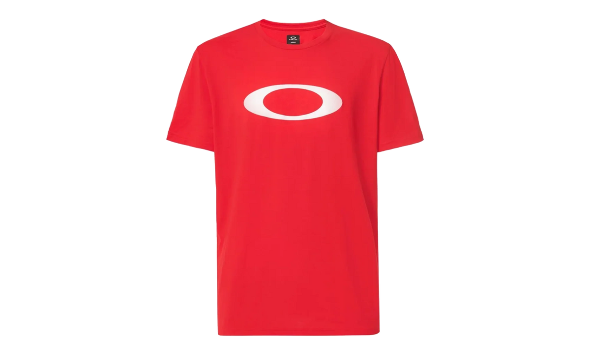 O-Bold Ellipse T-Shirt "Red Line / White" 457132 9AX