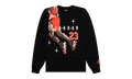 Slam Dunk Contest Holiday Long Sleeve Pixel T-Shirt "Black / Chile Red" DC9793 010