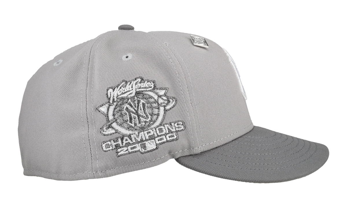 59FIFTY New York Yankees 2000 World Series Fitted Hat "Cool Grey" NE265