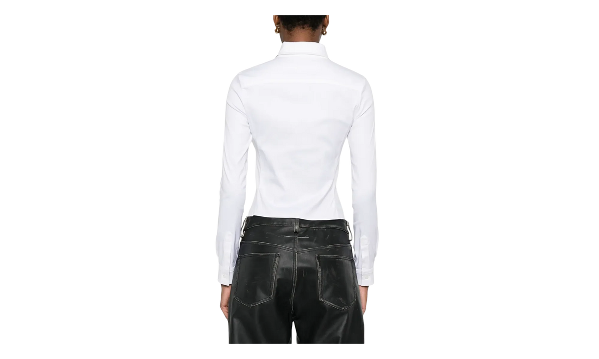 Ruched Shirt WMNS "White" 850785 TSM19 9000