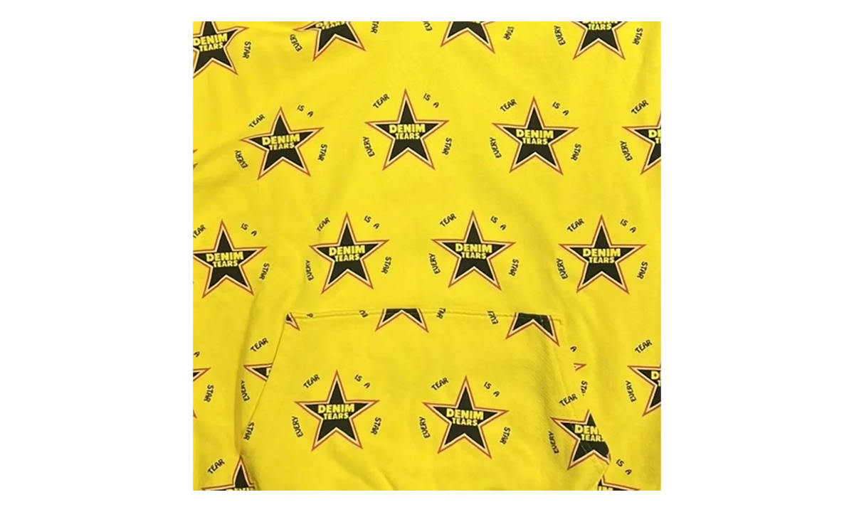 Every Tear Is A Star Hoodie "Yellow" DT596